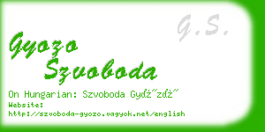 gyozo szvoboda business card